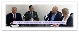 Inside the Brand Syndicated Radio Show - hosts interview Glen Hartman of Accenture Interactive