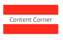 Content Corner banner